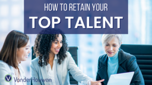 This is a blog banner image that says, "How to retain your top talen"